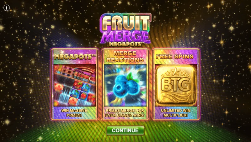 Fruit Merge Megapots - joc bonus cu Megapot Coin